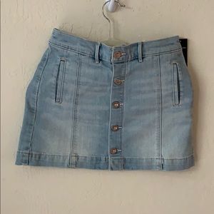 Abercrombie kids denim mini